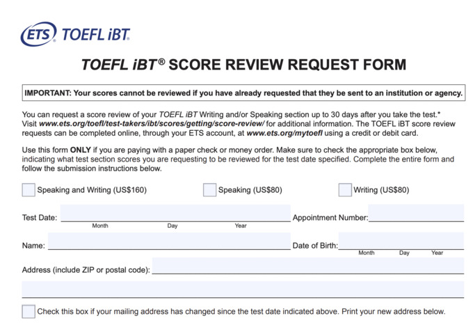 toefl rescore　再採点の方法